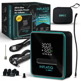 Inflatiq RIMIQ Qwikflow Inflator Car Tire Air Pump Compressor