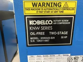 KNWA00-B-H ROGERS KOBELCO Knw Vfd Oil Rotary Screw Air