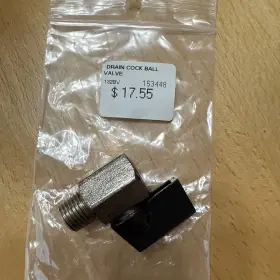 132BV ROLAIR Rol Air Drain Cock Ball Valve
