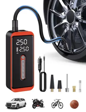 AP-S6 ROTOPATA Electric Tire Inflator Air Compressor Cordle