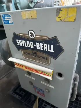 X-755-120 SAYLOR BEALL Duplex Air Compressor Tank #3