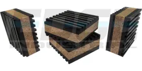 Vibro-pad SLAIGE Anti Vibration Isolation Pads Rubber Cork