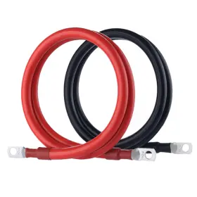 Slgahgs B0d1mnr72w 4 Awg Battery Cables Power Inverter Wire Set 3 Foot Pure Copper Cable 1