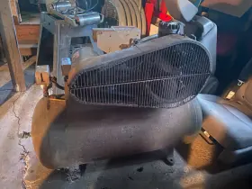 32582 SPEEDAIRE Electric Air Compressor Tank Dayton Motor #3