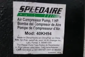 40KH94 SPEEDAIRE Speedair Pump Pumpe Flywheel Air Compressor #2