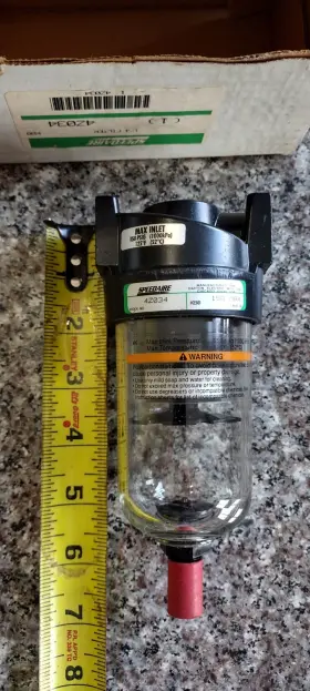 4Z034 SPEEDAIRE Pneumatic Bowl Filter