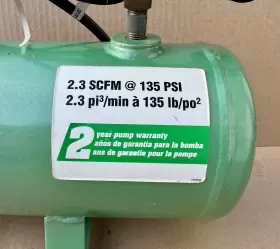 5Z598C SPEEDAIRE Compressor Tank Pump #2