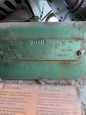 J113 SPEEDAIRE Cast Iron Horizontal Air Compressor #3
