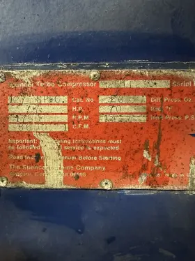 1275-SPEC SPENCER TURBO COMPRESSOR Cat Rpm Cfm #3