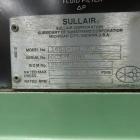 16BS-75L SULLAIR Acac Rotary Screw Air Compressor #2