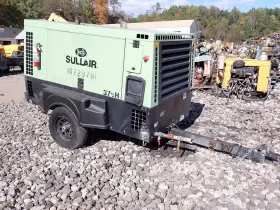 375DH SULLAIR Cfm Air Compressor Video Cat Diesel