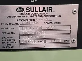 LS-16-60L SULLAIR Air Compressor Acac