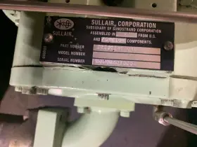 V120-50H-A SULLAIR Sullaiir Rotary Screw Air Compressor Hrs #3