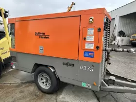 D375 SULLIVAN PALATEK Cfm Towable Diesel Air Compressor Hrs #3