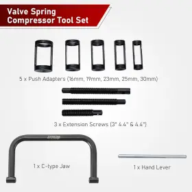 445041171181 TECHNIC Solid Valve Spring Compressor Clamp Kit #2