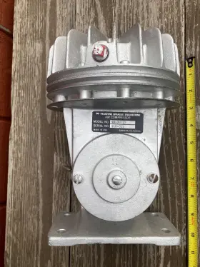 66-30019 TELEDYNE SPRAGUE Belt Air Pump Compressor Head