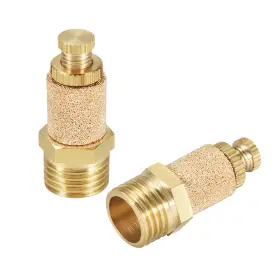 041814096223 UXCELL Sintered Exhaust Muffler Top Npt Body