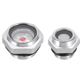 783243734047 UXCELL Oil Sight Glass Male Alloy Level Gauge