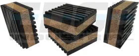 Vibro-pad VIBRATION PAD Anti Isolation Pads Rubber Cork Vibr