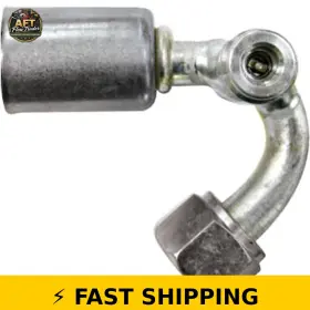 Vintage Air 842829118104 8-135 Degree Beadlock O-ring Fitting With 134a Port