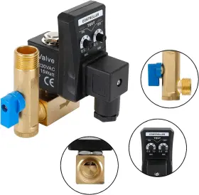 I012-A056-220V VIPIH Automatic Air Ac Compressor Auto Drain #3