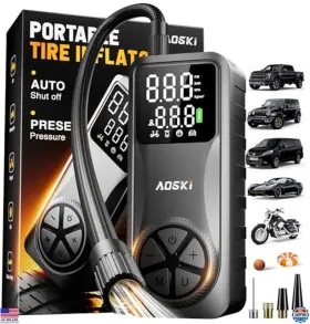 NTK01 VISIT THE AOSKI STORE Tire Inflator Air Compressor