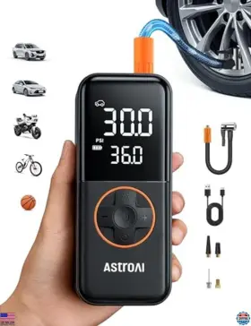 AIRUN-L4 VISIT THE ASTROAI STORE Air Compressor Tire Inflator