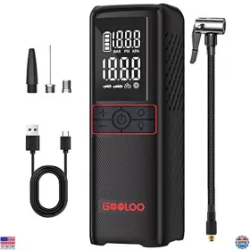 B0C4KRC3FD VISIT THE GOOLOO STORE Air Compressor Cordless