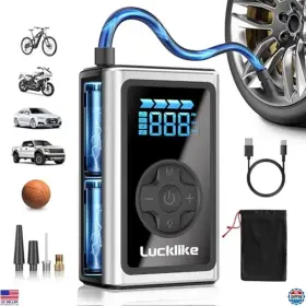 B0DZH1LTB1 VISIT THE LUCKLIKE STORE Tire Inflator Air Pump