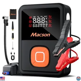 M120-008 VISIT THE MACSON STORE Jump Starter Air Compressor