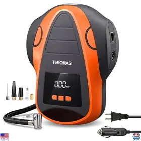TMS-3015 VISIT THE TEROMAS STORE Tire Inflator Air Ac Digital