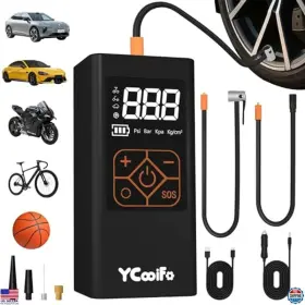B0F7GR3FTT VISIT THE YCOOIFO STORE Tire Inflator Air Battery