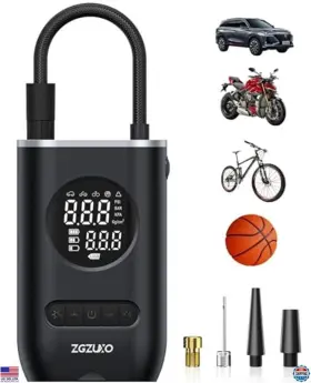 B0CF9WQSXP VISIT THE ZGZUXO STORE Tire Inflator Cordless Air