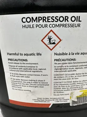 A700091 VMAC High Performance Compressor Synthetic Oil Bottle #2
