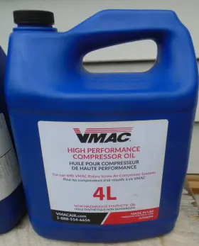 A700094 VMAC High Performance Rotary Screw Air Compressor Oil