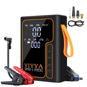 PR-102 YIYYA Jump Starter Air Compressor Gas Diesel