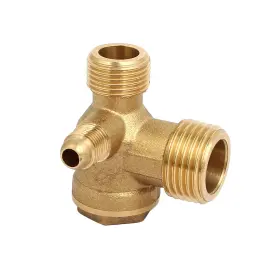 605322045823 ZAPLYTE Male Zinc Air Gas Compressor Check Valve