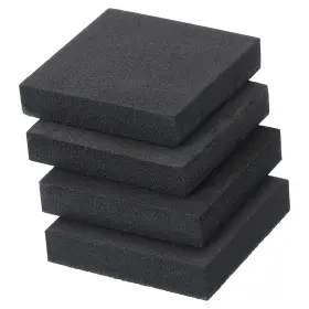 Zaplyte 767153025563 4pcs 2 Inch X 0.4 Eva Anti-vibration Pads Black