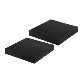 Zaplyte 767153447211 2pcs Square Vibration Isolation Mats 7.87 Inch X 1.2 Black