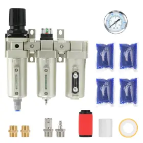 Zjtbll Ost06 3/4 Inch Npt Industrial Grade 3 Stage Air Dryer For Compressor - Particulate Filt