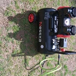 Nessxa 24l Oil-free Portable Air Compressor 2.0hp 240v 360l/min 10bar Black Red. Fixed Price $99.99.
