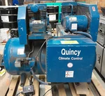 1.5 Hp Quincy Twin Reciprocating Air Compressor System, 60 Gallon Tank Mqc01006d. Fixed Price $1199.99.