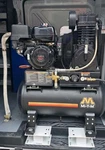 30 Gallon Two Stage Stationary Compressor (honda) Abs-13h-30h. Fixed Price $2500.00.
