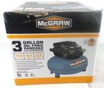 Mcgraw 57567 3-gallon 1/3 Hp 110 Psi Oil Free Pancake Air Compressor. Fixed Price $89.95.