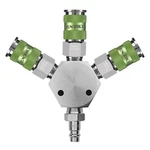 Flexzilla Pro High Flow 3-way Manifold 3/8 Npt A86666fz Tool Access. Fixed Price $48.59.