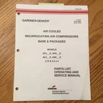 Gardner-denver Apj Apk Asj Ask Service Operation Manual Part Book Air Compressor. Fixed Price $24.99.