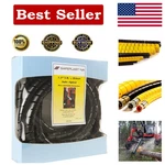 Hose & Cable Protection: Caplugs 20' Black Hdpe Spiral Wrap - Tough Versatile. Fixed Price $51.06.