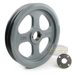 Cast Iron 10.75" Dual Groove Pulley Belt B Section 5l With 7/8" Sheave Bushing. Fixed Price $109.95.