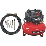 Porter-cable Compressor, Oil-free, Umc Pancake, 13-piece Accessory Kit,. Fixed Price $224.77.