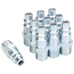Joroy 3/8 Air Compressor Accessories Fittings, Mnpt Plug, Silver. Fixed Price $18.87.